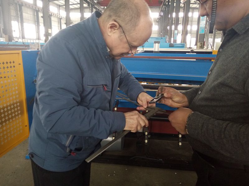 Russia customers coming for machine inspection 